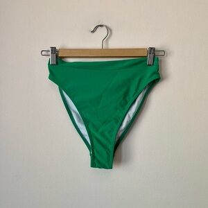 Missguided High Waisted Bikini Bottom in Emerald NWT 4